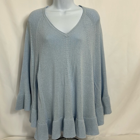 Lily Pulitzer Women’s Size Small Medium Light Blue Cotton Knit Pullover Sweater - Picture 1 of 8
